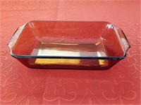 Anchor Hocking 441 Fire King 1 qt Amber Loaf Pan