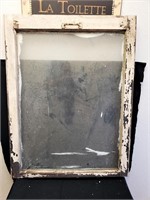Antique Wood Frame Window 26" x 34"