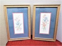 (2) Mary Bertrand Floral Signed Numbered Prints