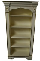 White, Gold Trim, Bookcase 2