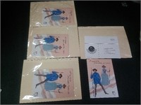 (4)Switzerland 1987 PTT Souvenir Booklets w/stamps