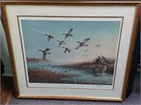 Paul McGehee Framed "Eastern Shore Mallards" Pri