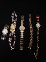 Lot of (5) Womens Watches