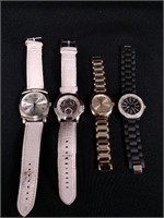 (4) Large Womens Wrist Watches