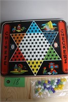 Vintage Chinese Cheecker Game