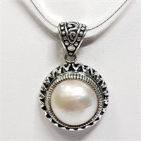 S/Sil Freshwater Pearl Necklace