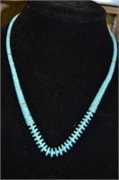 18" Turquoise Necklace Choker