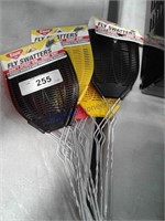 Fly swatters, set of 12