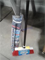 Bulldozer patio broom, Rubbemaid twist mop