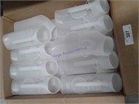 Case of disposable urinals