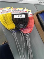Fly Swatters, set of 12