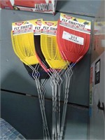 Fly swatters, set of 12