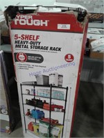 5-shelf heavy duty metal storage rack