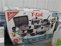T-Fal 20 piece cookware set
