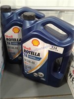 Shell Rotella 5W-40 engine oil, pair, new