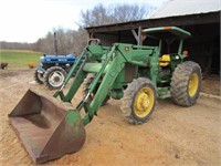 John Deere 2350 4X4 Tractor w/245 Loader,