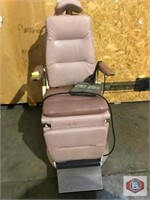 Procedure chair. Two tone brown-mauve color.