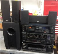 Stereo components and surround sound speakers