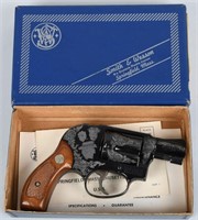 SMITH & WESSON MODEL 49, DICK TRACY ENGRAVING, BOX