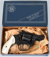 SMITH & WESSON, ENGRAVED BY BILLY BATES, .22 LR J