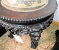 Chinese highly carved Rosewood plant stand with