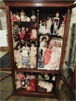 Approximately 35 dolls by Various makers, some