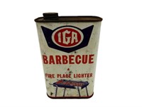 IGA BARBECUE/ FIRE PLACE LIGHTER FLUID 32 OZ. CAN
