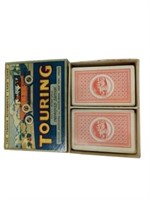 FAMOUS TOURING AUTOMOBILE CARD GAME/BOX