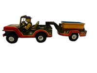 JEEP & DUMP TRAILER FRICTION TOY NO. 4