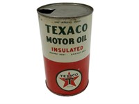 TEXACO INSULATED MOTOR OIL IMP. QT. CAN