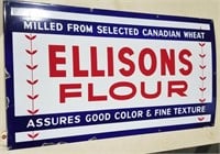 "Ellison's Flour" Porcelain Sign
