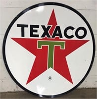 Double- Sided Porcelain "Texaco" Sign