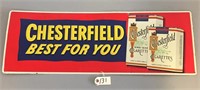 "Chesterfield Cigarettes" Sign
