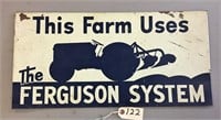 "Ferguson" Tractor Sign