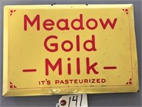 "Meadow Gold Milk" Sign