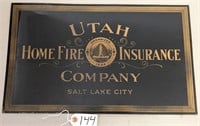 "Utah Fire Insurance" Sign
