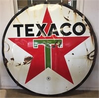 Double-sided Porcelain "Texaco" Sign
