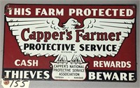 "Capper's Farm" Sign