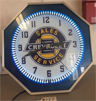 "Chevrolet" Clock