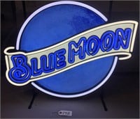 Neon "Blue Moon" Sign