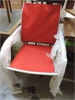 4 New Patio Chairs W