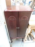 Tall Two Door Jewelry Cabinet