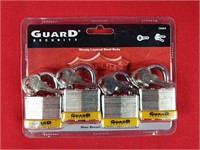 Four Guard Security Padlocks