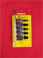 GreatNeck 5 Pc. Hex Bit Set