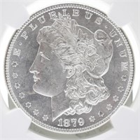 1879 - S Morgan Silver Dollar - NGC MS 64