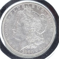 1880-O Morgan Silver Dollar - AU