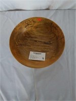 Handmade Solid Spalted Maple Wooden Bowl