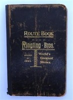 1893 RINGLING BROTHERS ROUTE BOOK