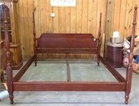 KING SIZE HENKEL HARRIS  POSTER BED