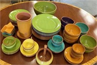 BF POTTERY BOWLS, PLATES, MISC.